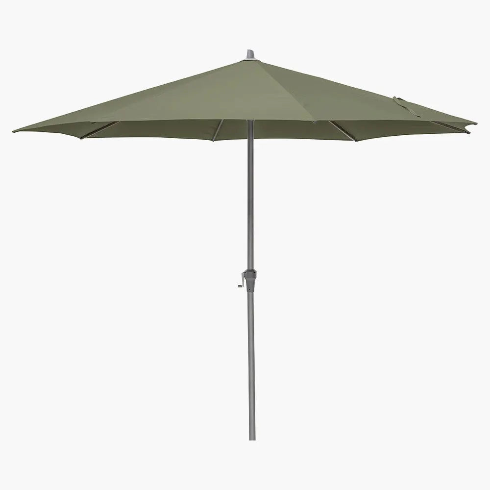 Riva 3.5m Round Olive Parasol  Nicholas John Interiors