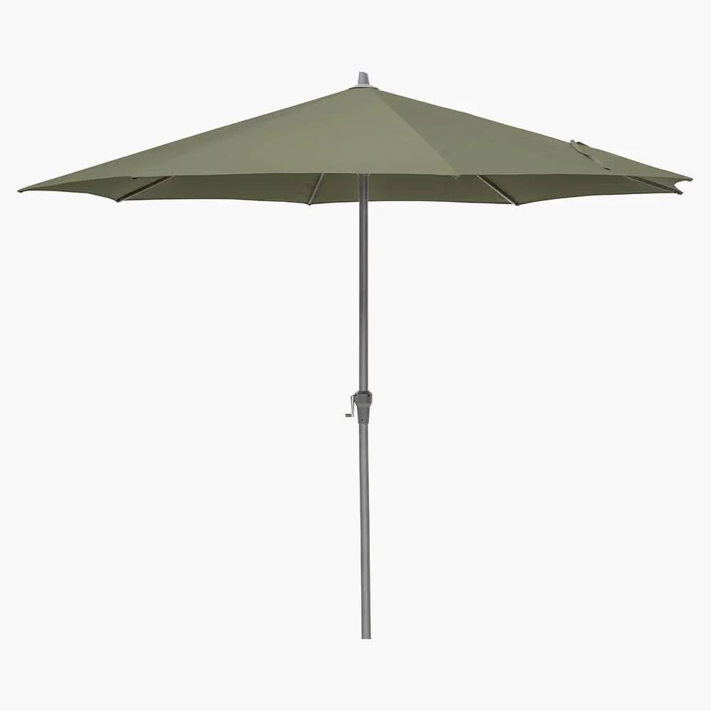 Riva 3.5m Round Olive Parasol  Nicholas John Interiors