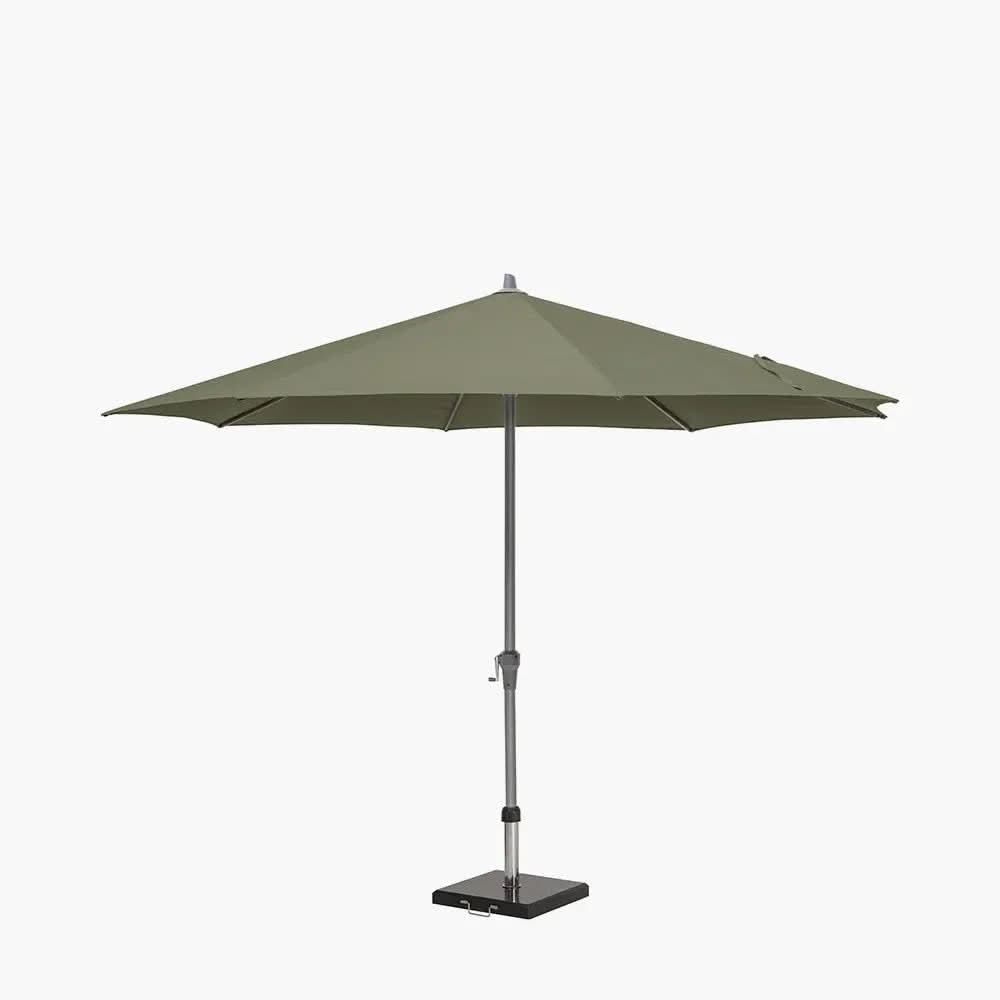 Riva 3.5m Round Olive Parasol  Nicholas John Interiors