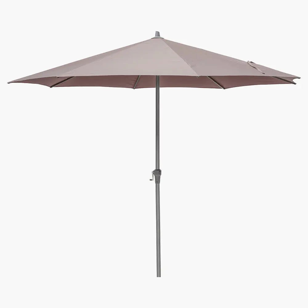 Riva 3.5m Round Taupe Parasol  Nicholas John Interiors