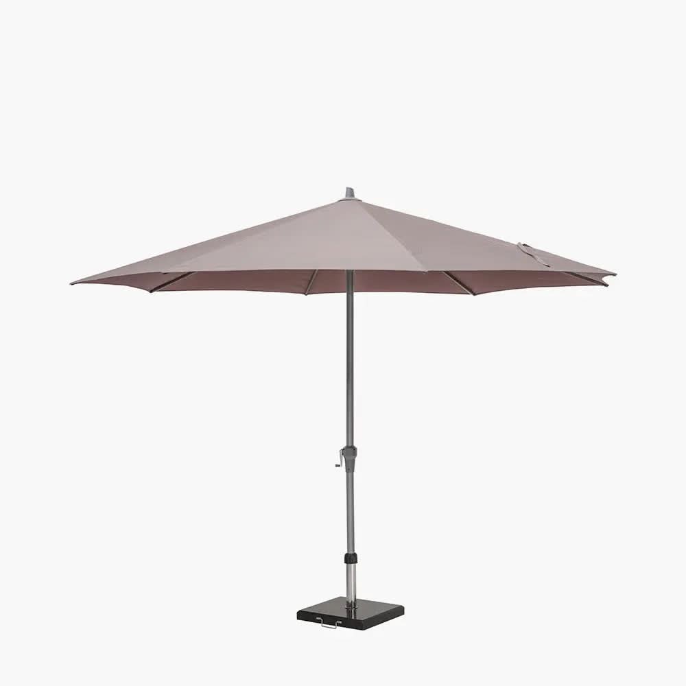 Riva 3.5m Round Taupe Parasol  Nicholas John Interiors