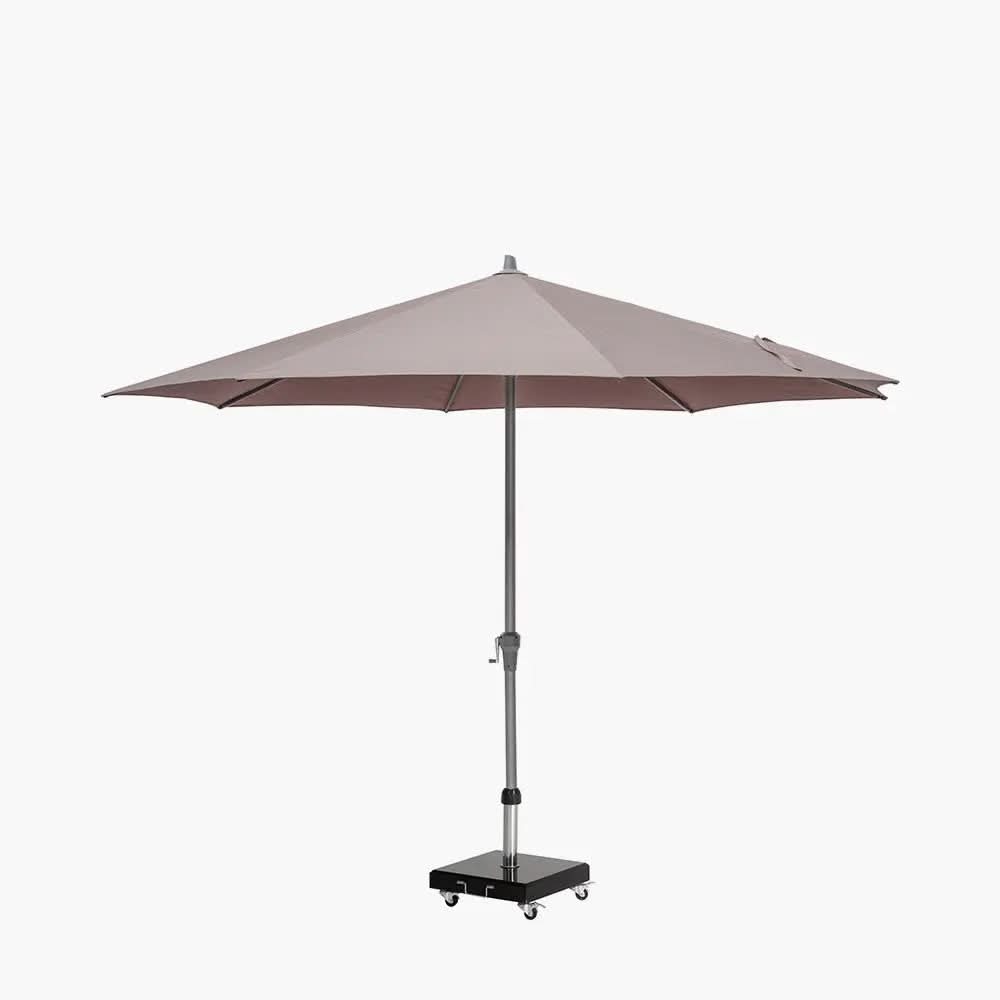 Riva 3.5m Round Taupe Parasol  Nicholas John Interiors
