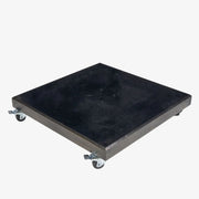 Modena Polished Black Granite 90KG Wheeled Parasol Base  Nicholas John Interiors