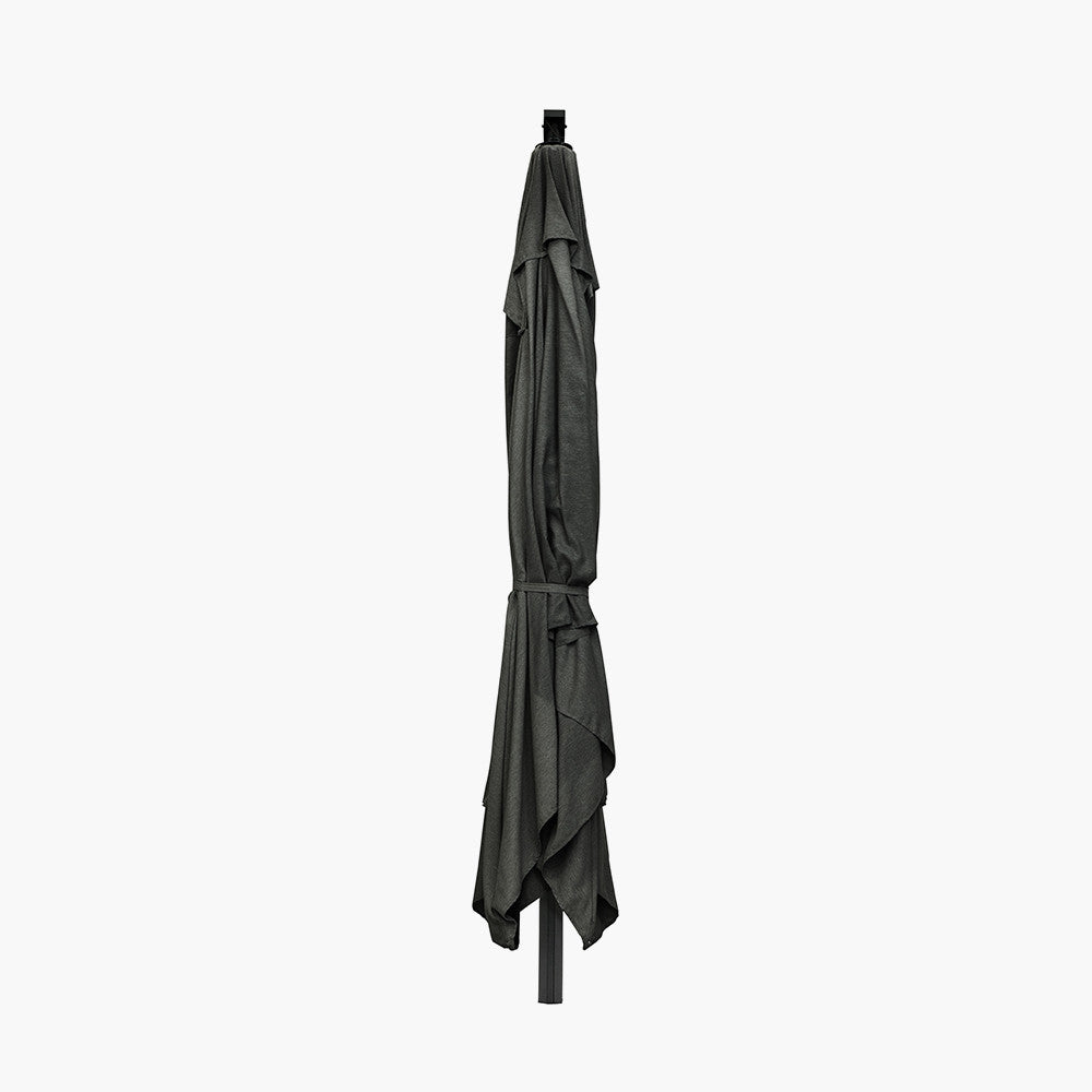 Icon Premium T1 4mx3m Rectangular Premium Faded Black Parasol Pacific Lifestyle