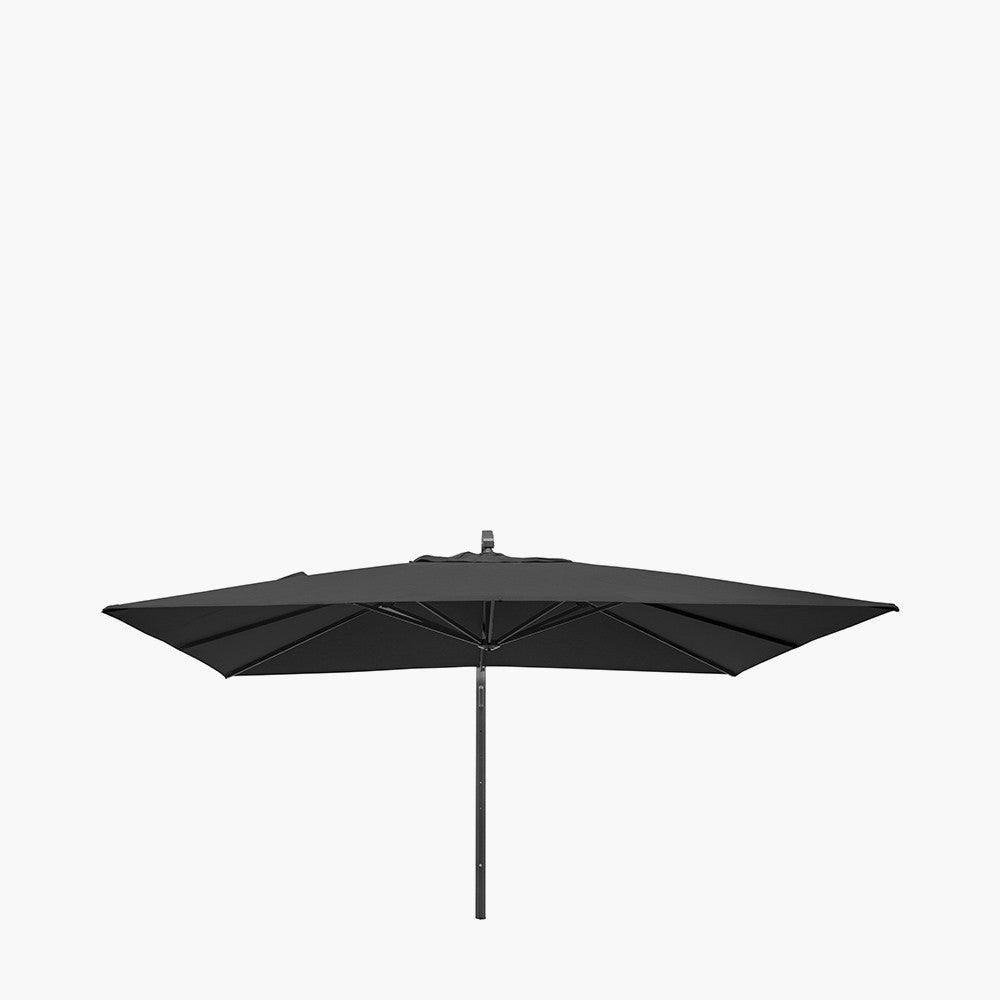 Icon Premium T1 4mx3m Rectangular Premium Faded Black Parasol Pacific Lifestyle