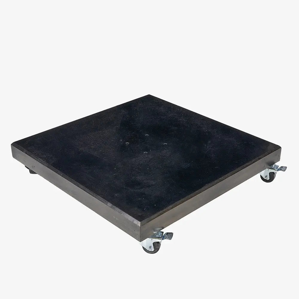 Modena Polished Black Granite 120KG Parasol Base  Nicholas John Interiors
