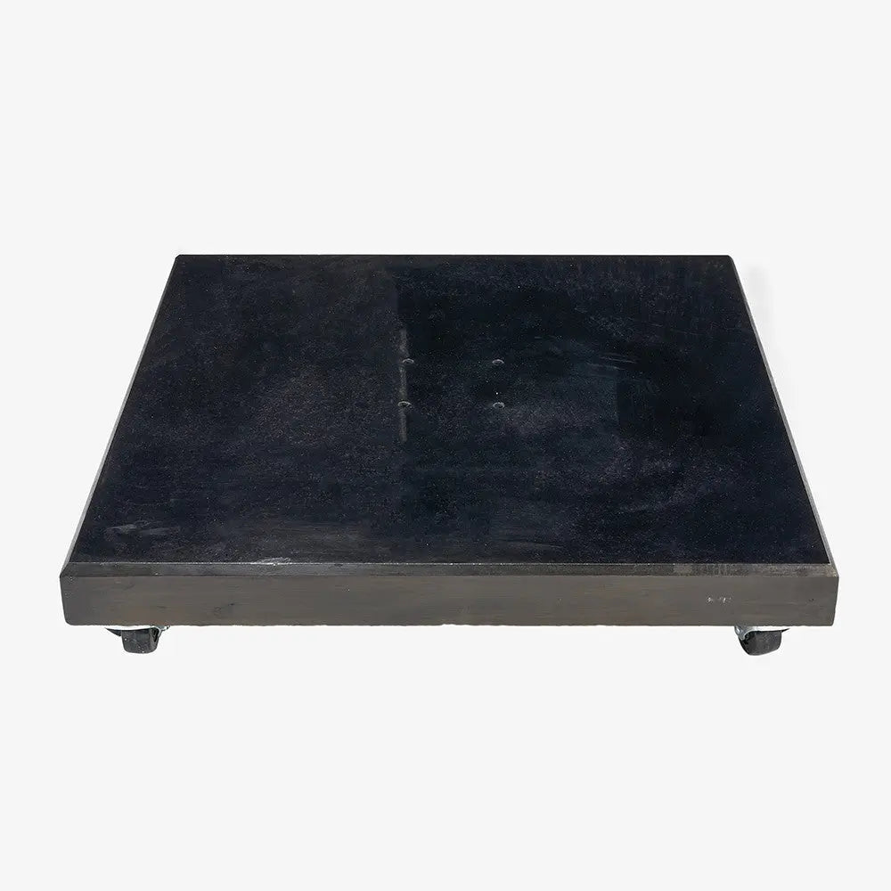 Modena Polished Black Granite 120KG Parasol Base  Nicholas John Interiors