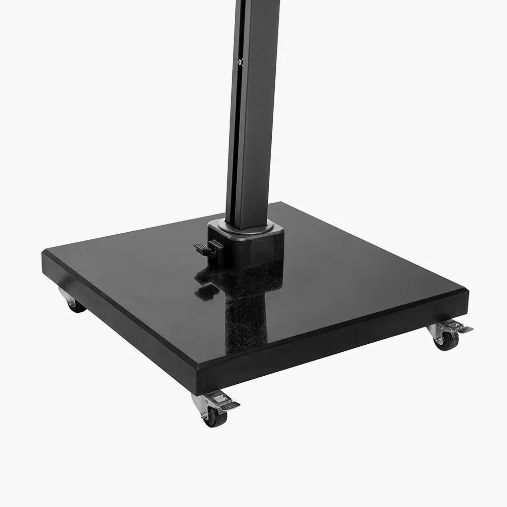 Modena Polished Black Granite 120KG Parasol Base  Nicholas John Interiors