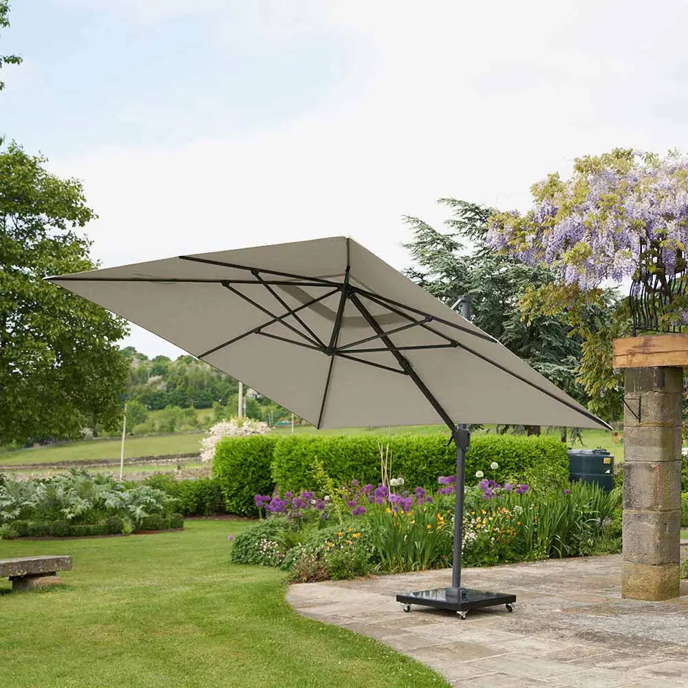 Challenger T2 3m Square Free Arm Parasol  Nicholas John Interiors