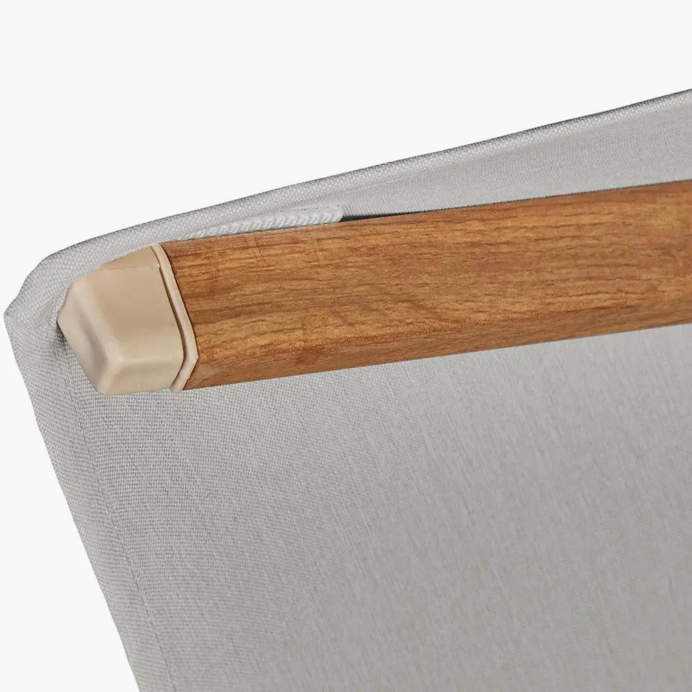 Challenger Teak T2 3m Square Premium Manhattan Grey Free Arm Parasol  Nicholas John Interiors