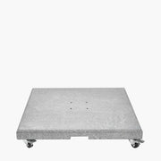 Salerno Hammered Grey Granite 90KG Wheeled Parasol Base  Nicholas John Interiors