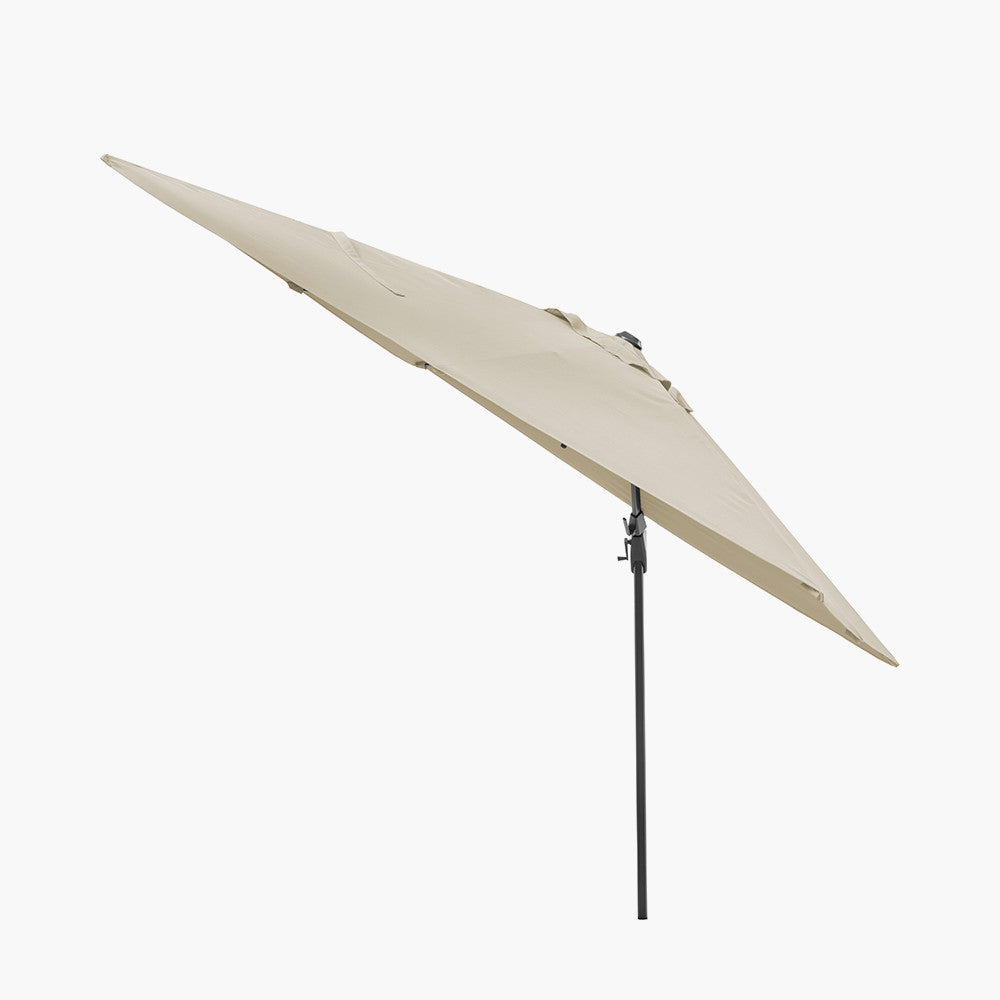 Voyager T2 2.7m Square Champagne Free Arm Parasol Pacific Lifestyle