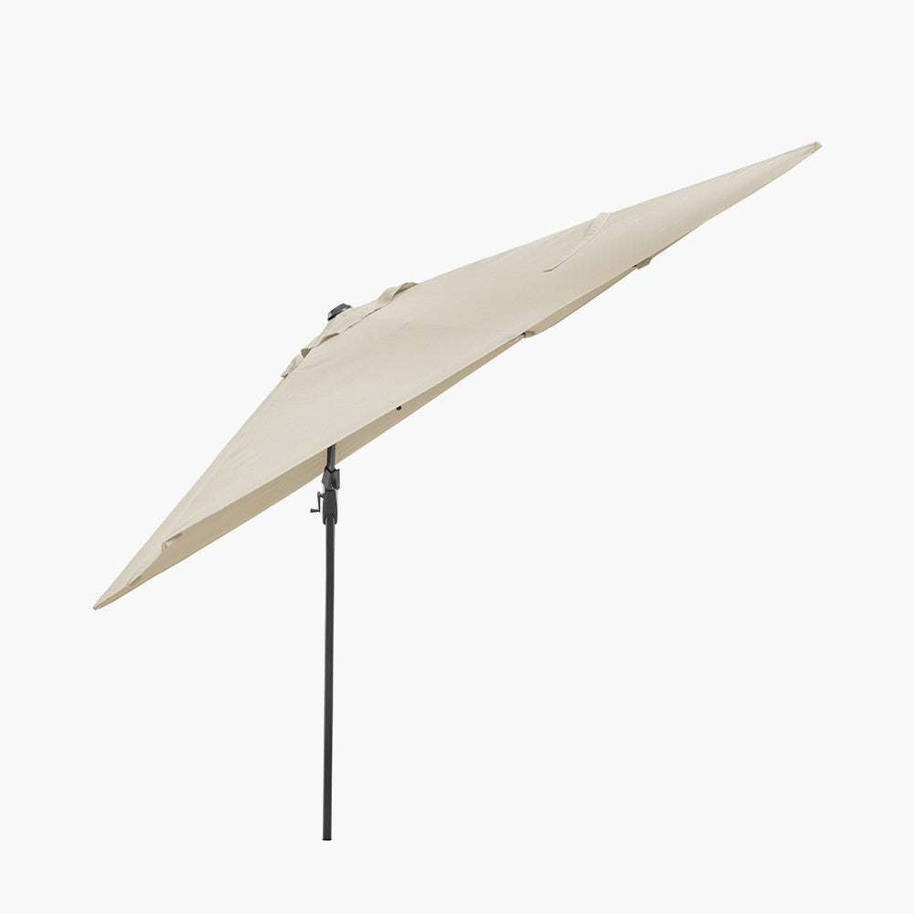 Voyager T2 2.7m Square Champagne Free Arm Parasol Pacific Lifestyle
