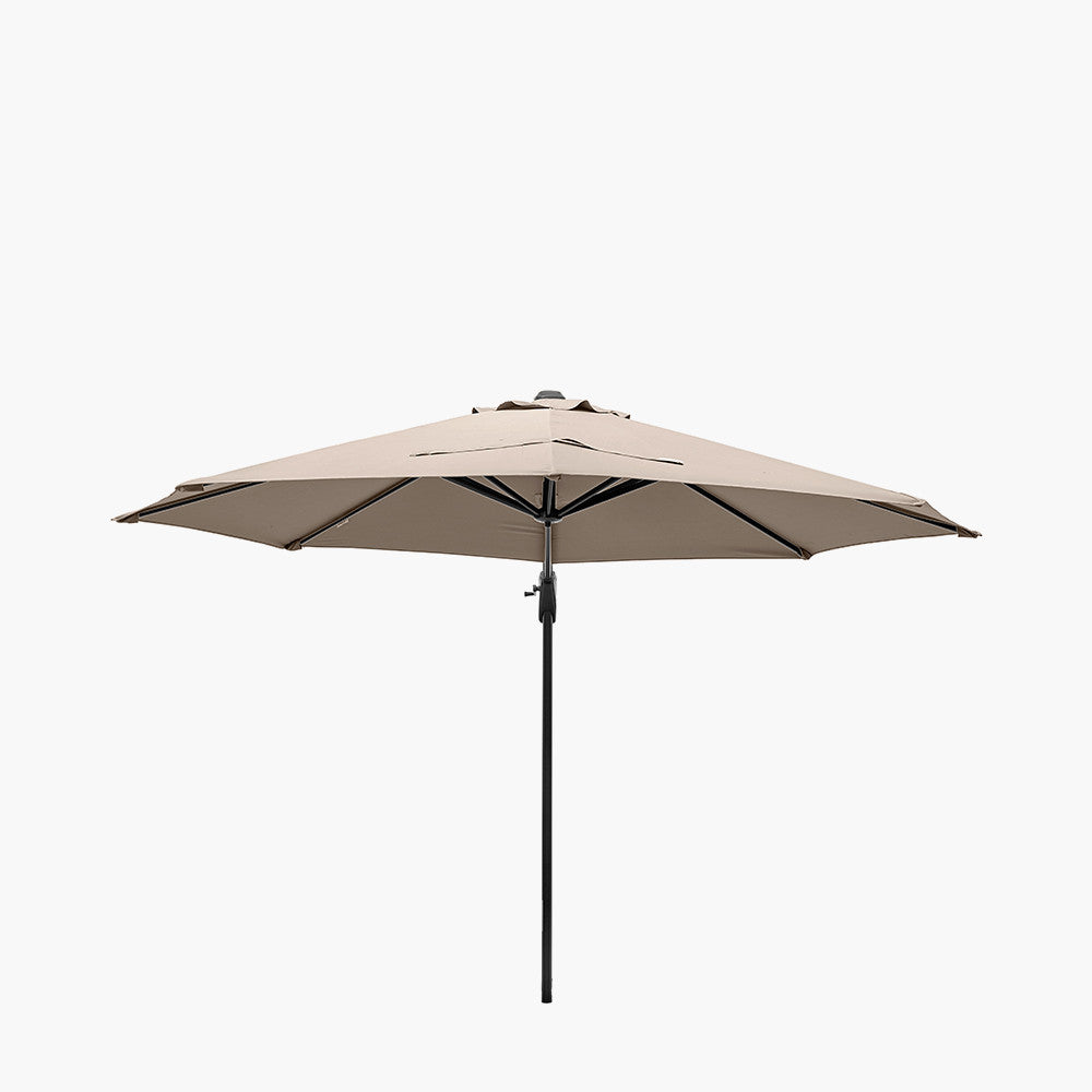 Voyager T1 3m Round Taupe Free Arm Parasol Pacific Lifestyle