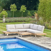 Osaka Latte Outdoor Corner Seating Set - Pacific Lifestyle Pacific Lifestyle