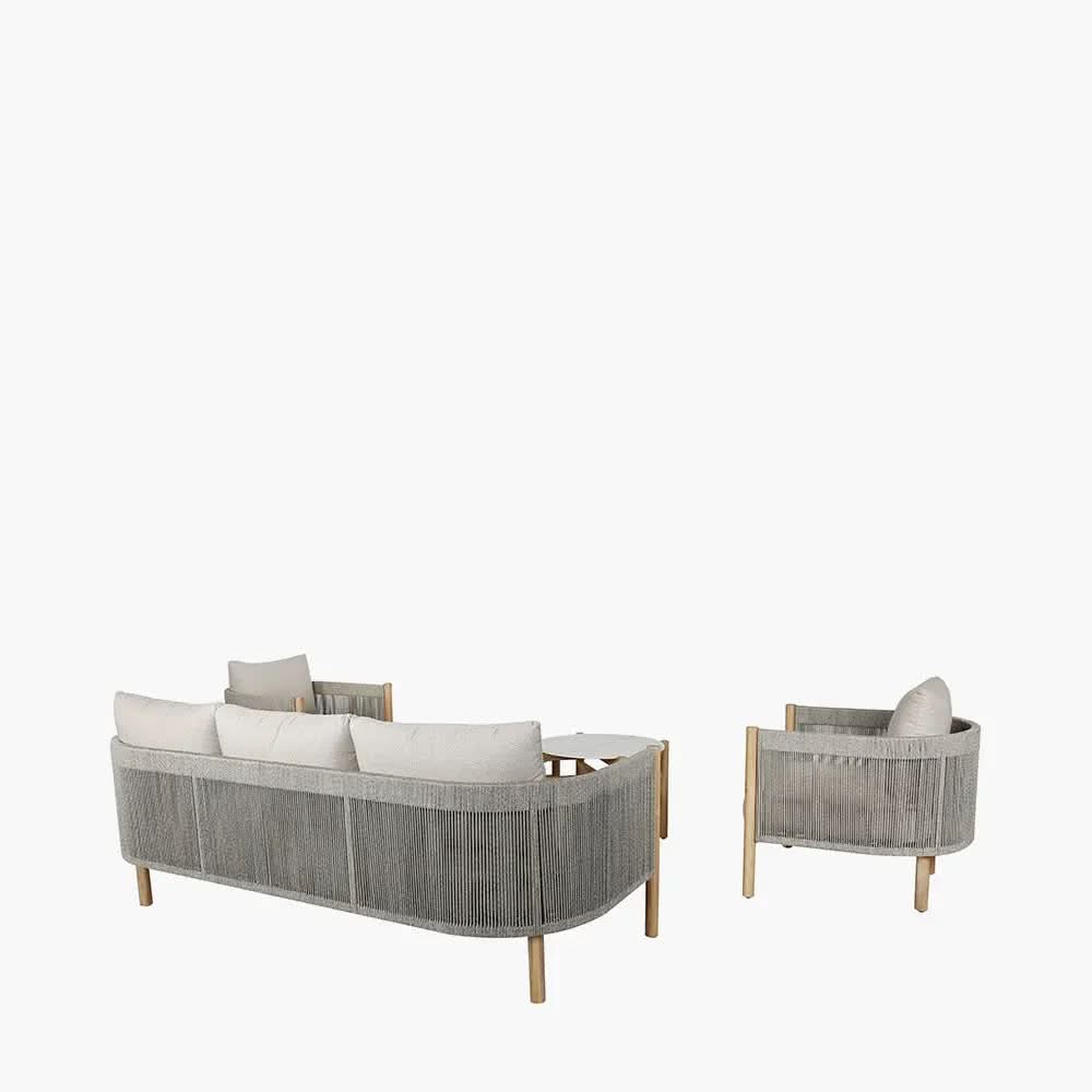 Marche Outdoor Seating Set in Light Acacia Wood Pacific Lifestyle