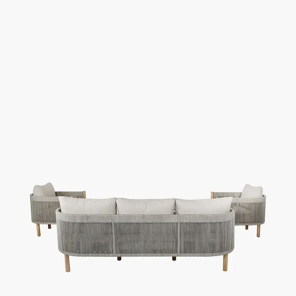 Marche Outdoor Seating Set in Light Acacia Wood Pacific Lifestyle