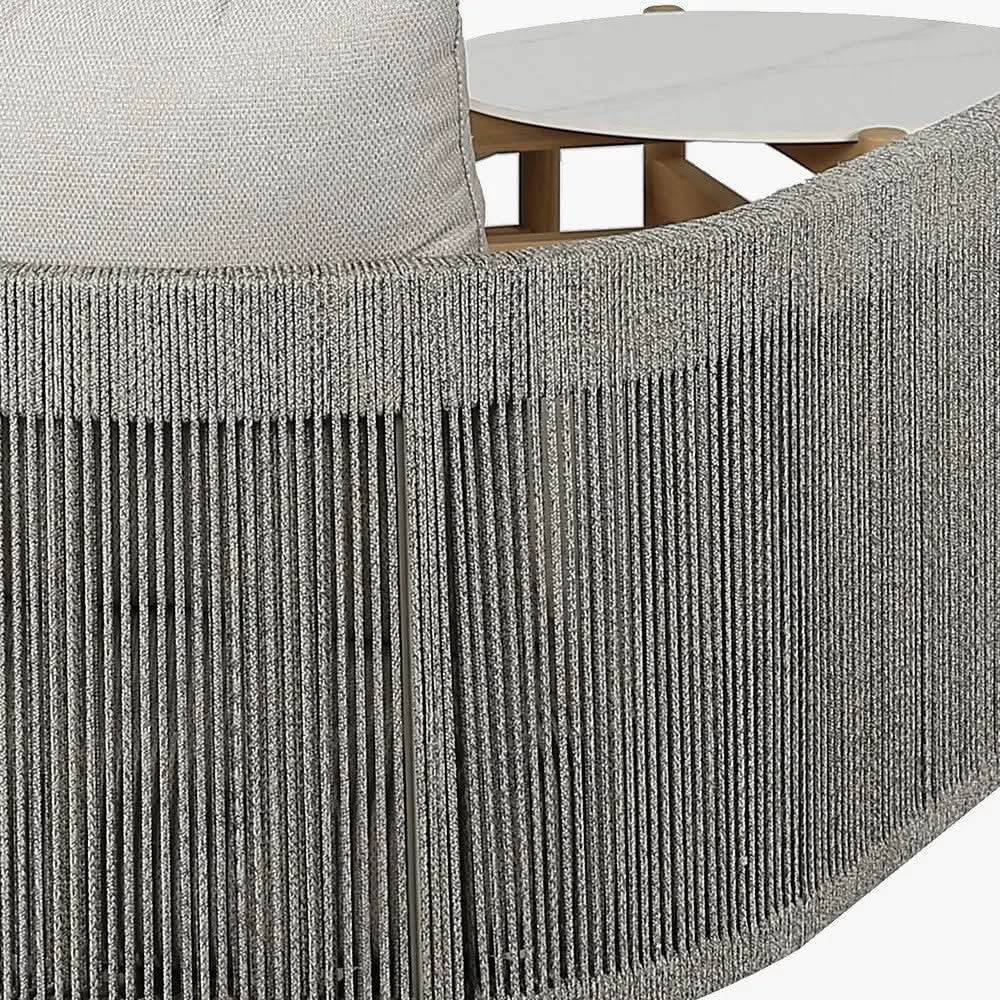 Marche Outdoor Seating Set in Light Acacia Wood Pacific Lifestyle
