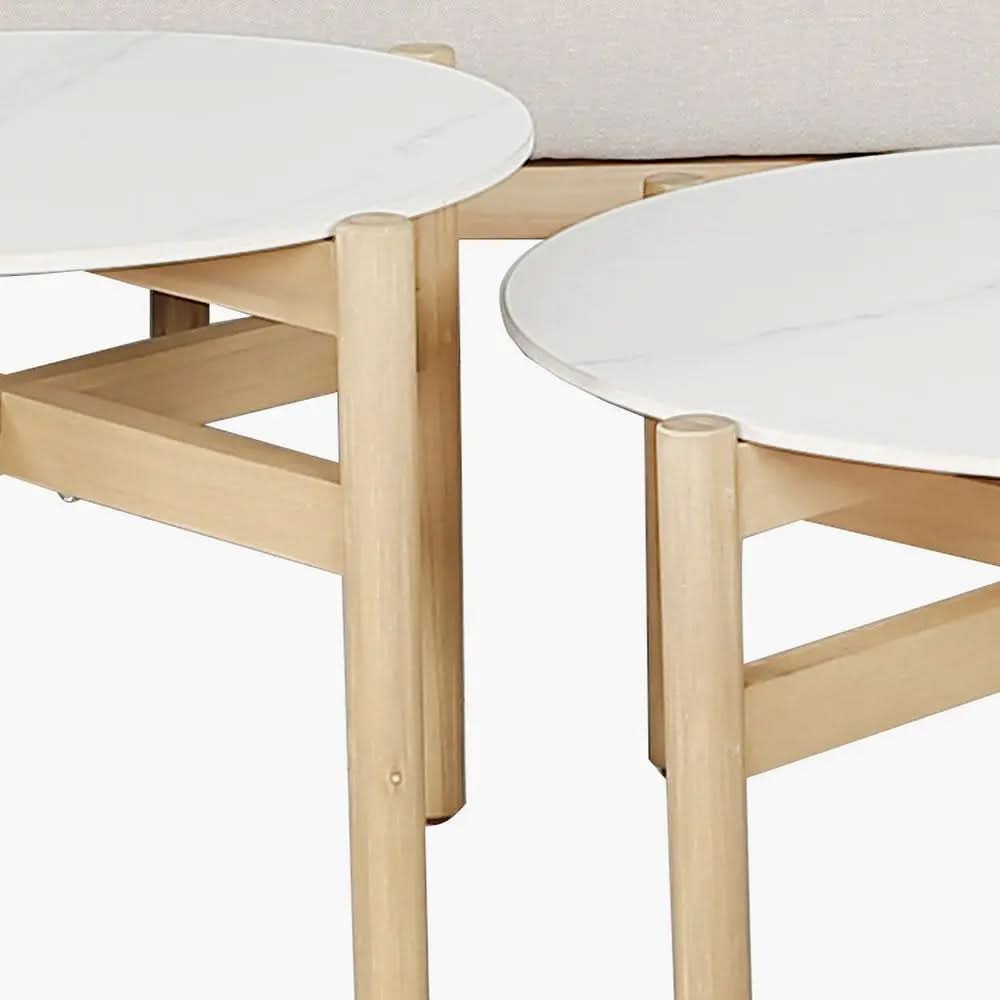 Marche Outdoor Seating Set in Light Acacia Wood Pacific Lifestyle