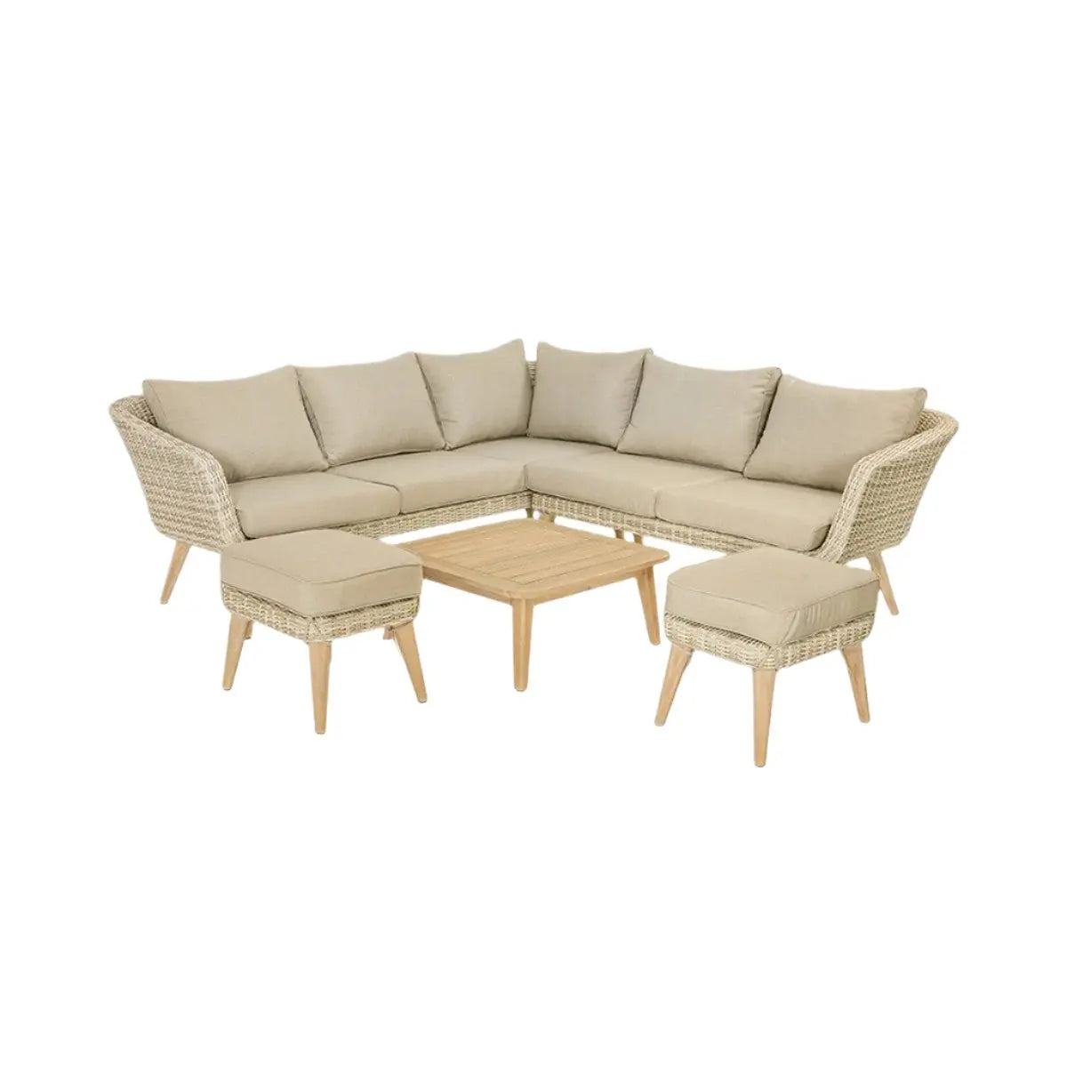Cabon Outdoor Corner Seating Set - Pacific Lifestyle  Nicholas John Interiors