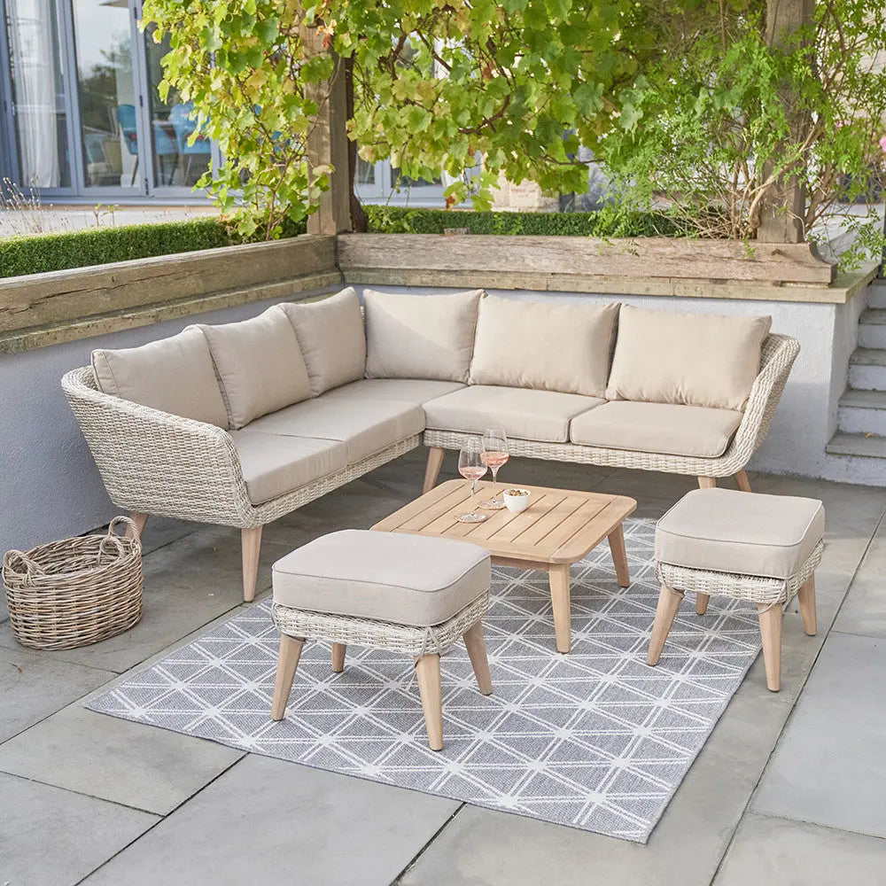 Cabon Outdoor Corner Seating Set - Pacific Lifestyle  Nicholas John Interiors