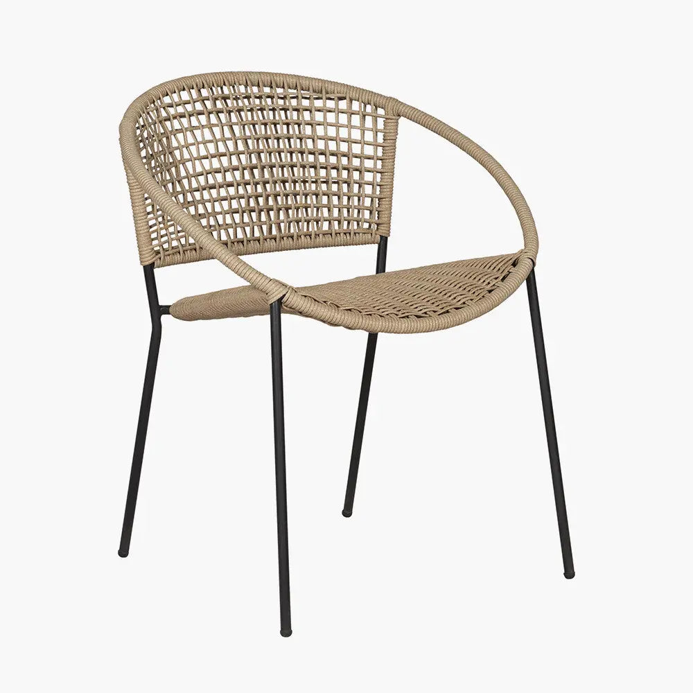 Dakota Natural Wheat Outdoor 4 Seater Dining Set  Nicholas John Interiors