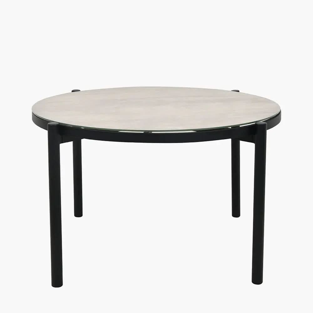 Nevada Putty Outdoor 4 Seater Round Dining Set - Pacific Lifestyle  Nicholas John Interiors