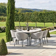 Nevada Putty Outdoor 6 Seater Dining Set - Pacific Lifestyle  Nicholas John Interiors
