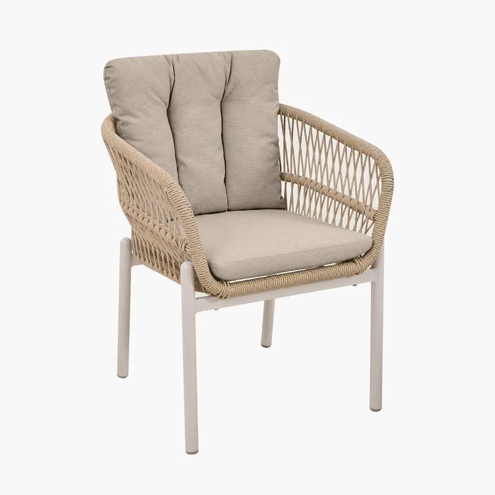 Martic Outdoor 4 Seater Dining Set in Light Acacia Wood - Pacific Lifestyle  Nicholas John Interiors