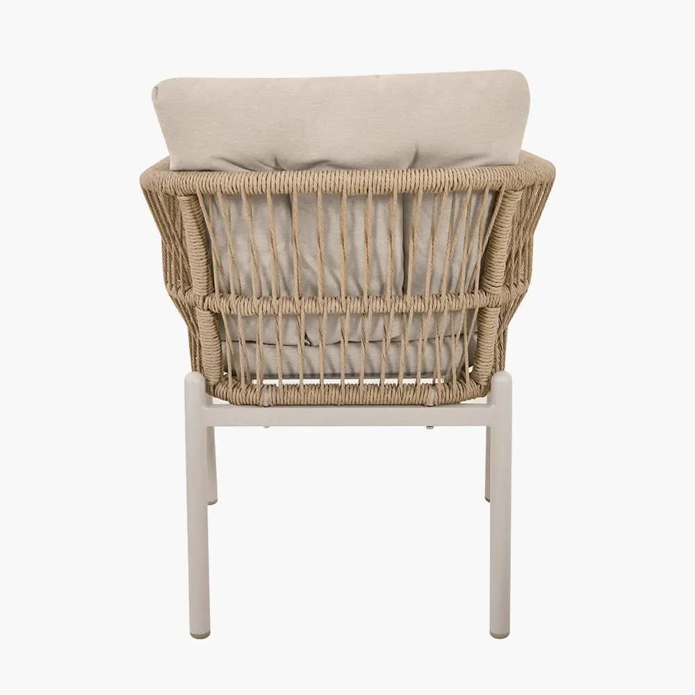 Martic Outdoor 4 Seater Dining Set in Light Acacia Wood - Pacific Lifestyle  Nicholas John Interiors