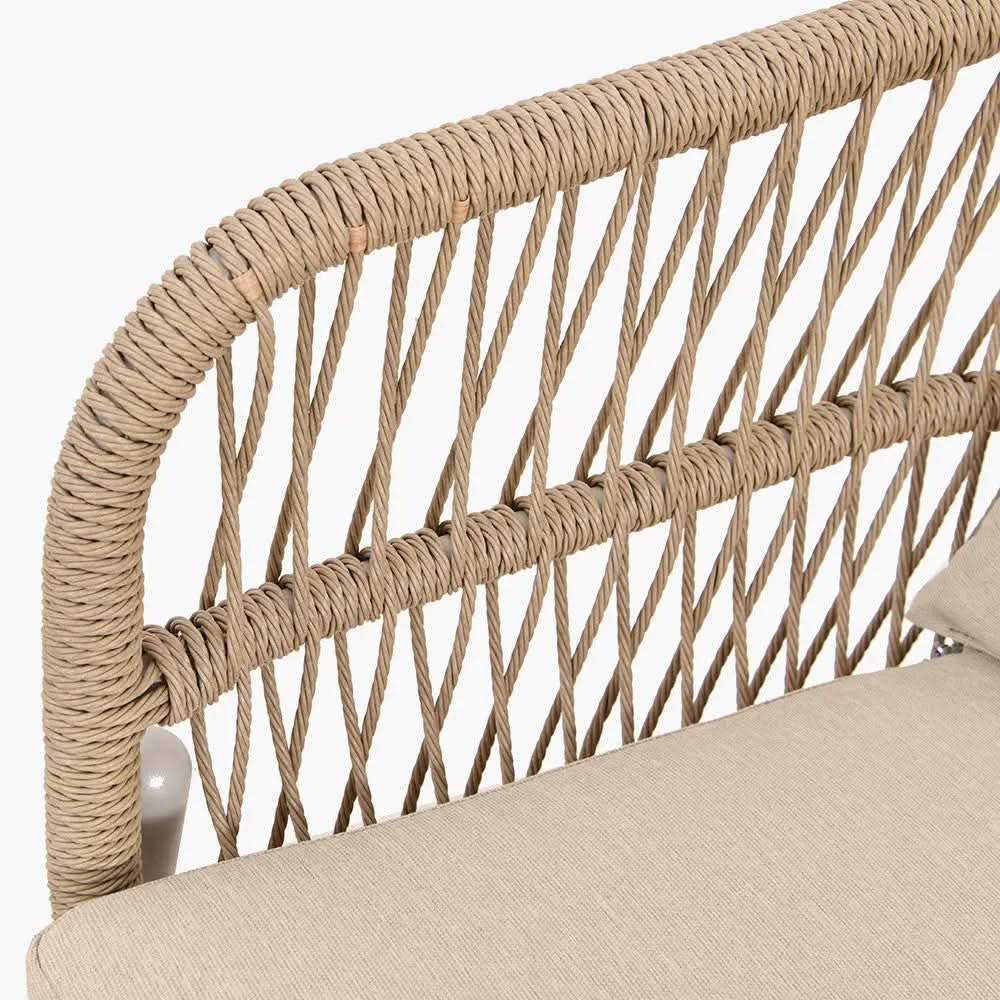 Martic Outdoor 6 Seater Dining Set in Light Acacia Wood - Pacific Lifestyle  Nicholas John Interiors
