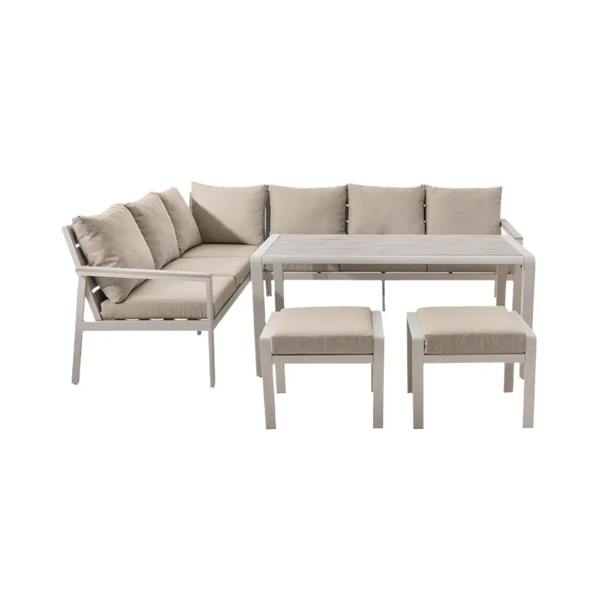 Aruba Outdoor Corner Seating Set in Ash Pacific Lifestyle