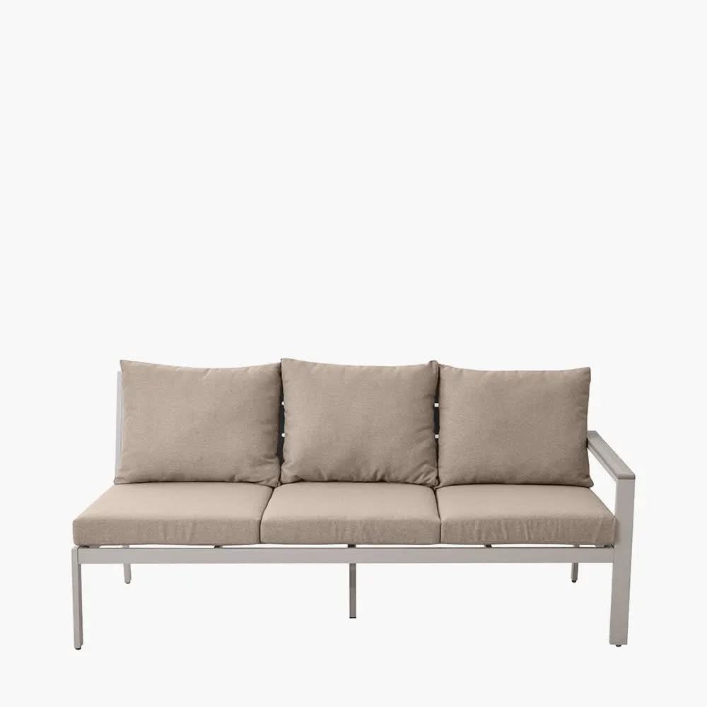 Aruba Outdoor Corner Seating Set in Ash - Pacific Lifestyle  Nicholas John Interiors