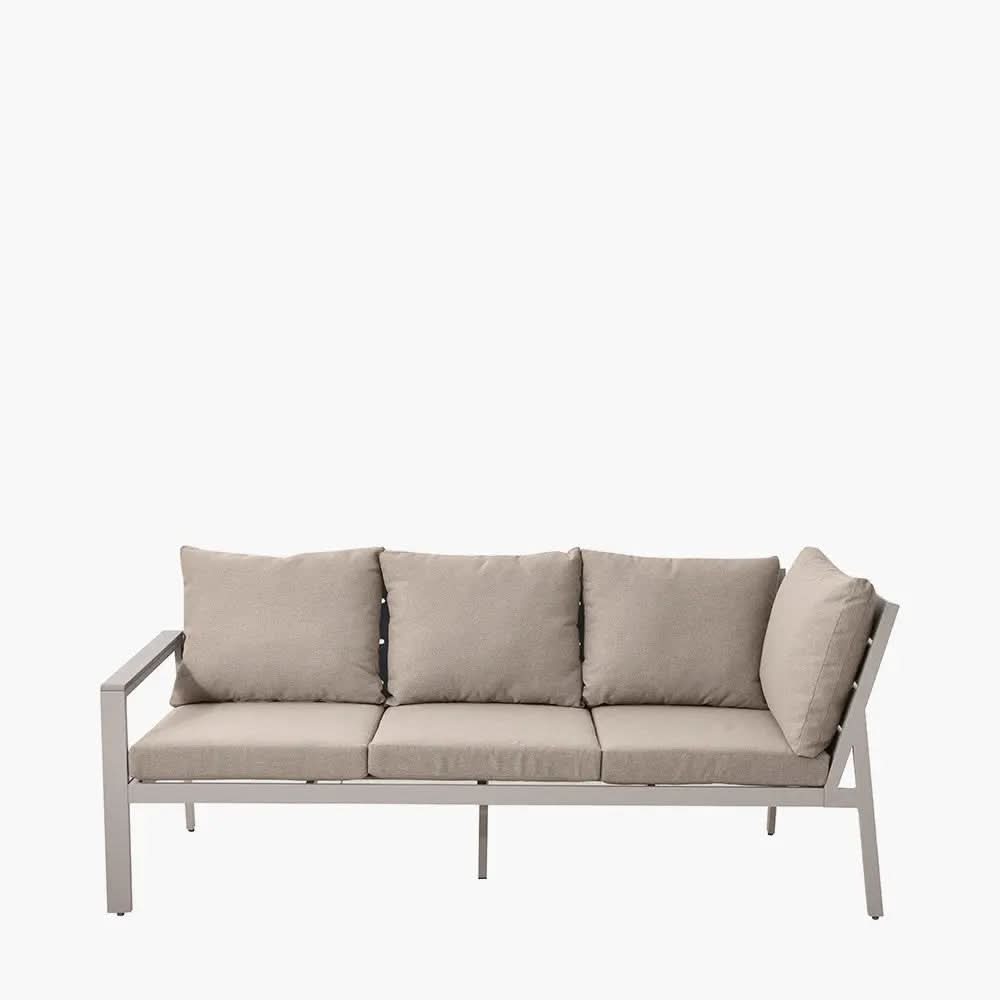 Aruba Outdoor Corner Seating Set in Ash - Pacific Lifestyle  Nicholas John Interiors