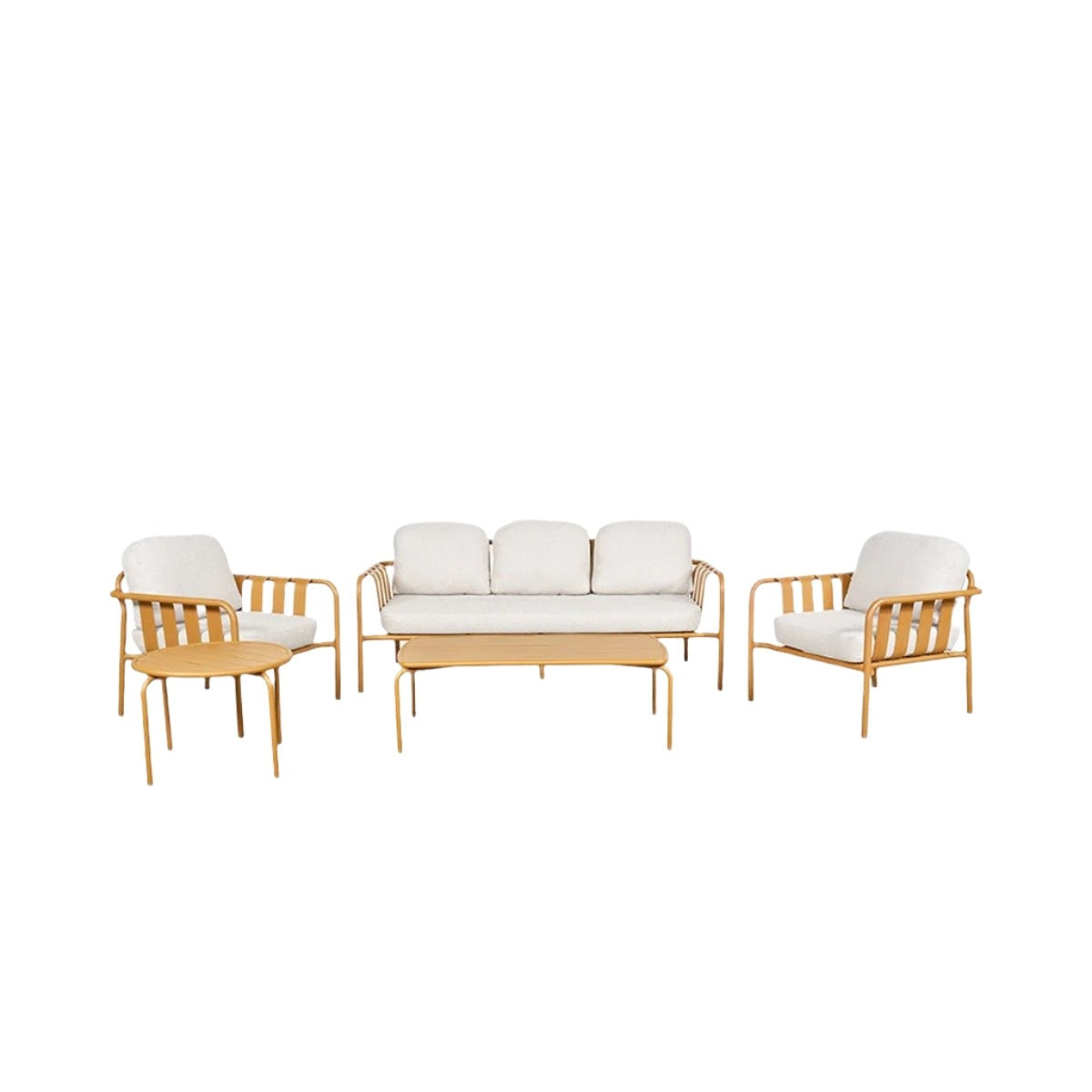 Virano Outdoor Seating Set - Turmeric & Cream Pacific Lifestyle