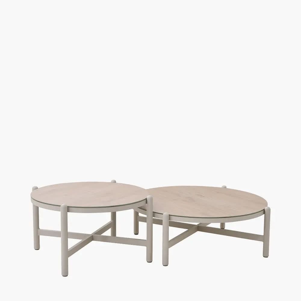 Martic Outdoor Set of 2 Tables - Pacific Lifestyle  Nicholas John Interiors