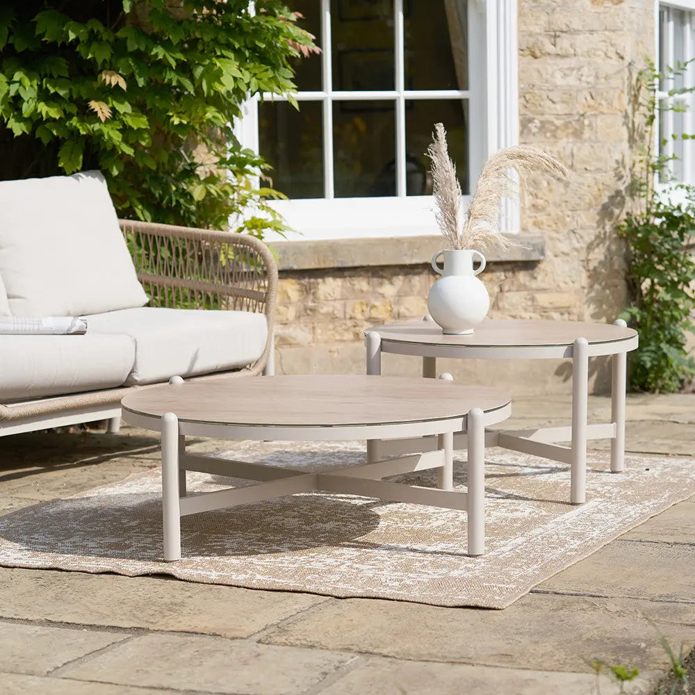 Martic Outdoor Set of 2 Tables - Pacific Lifestyle  Nicholas John Interiors