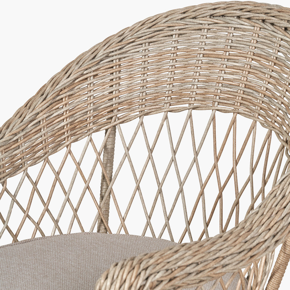 Pattaya Outdoor Set of 2 Dining Chairs