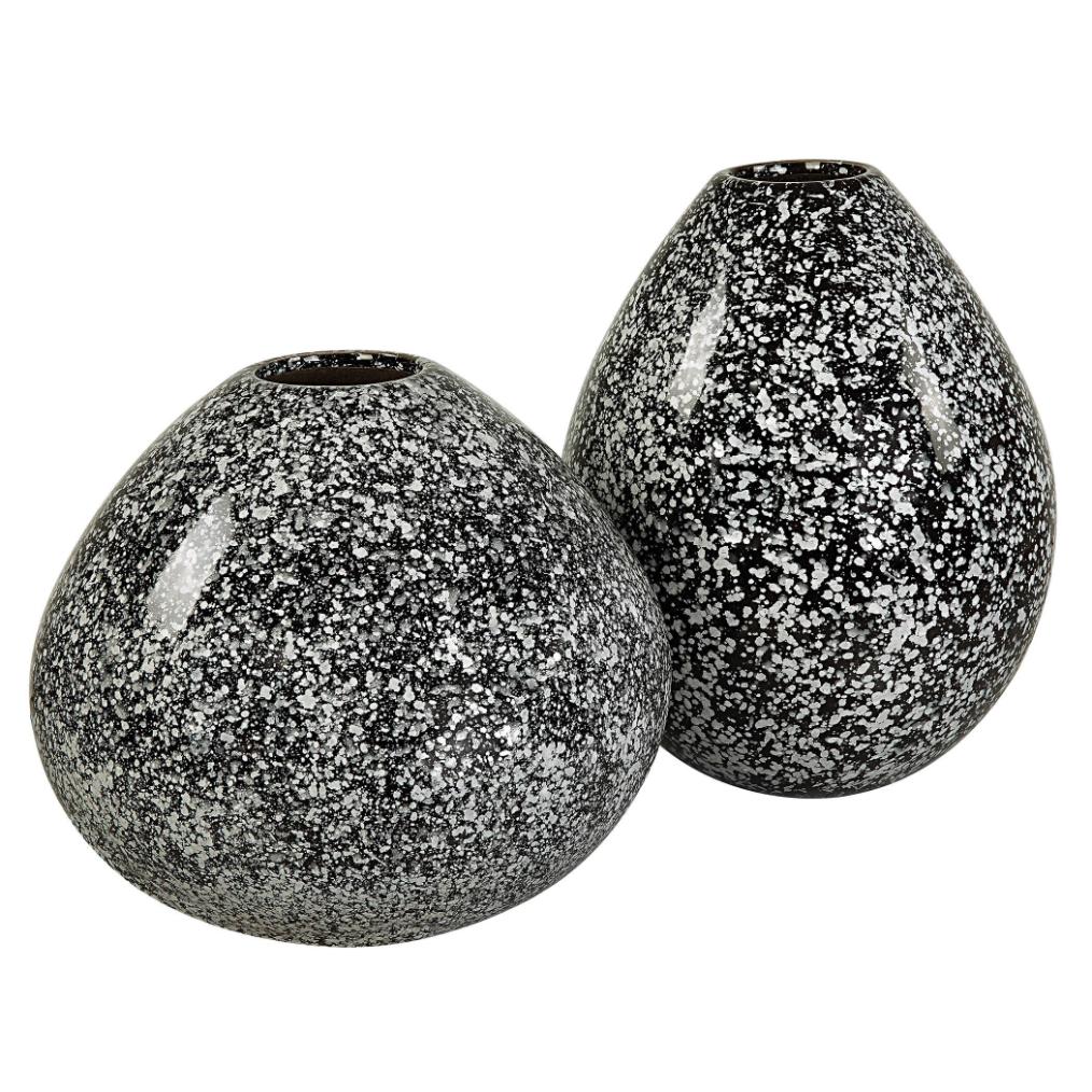 Cosmic Black & White Vases| Set of 2