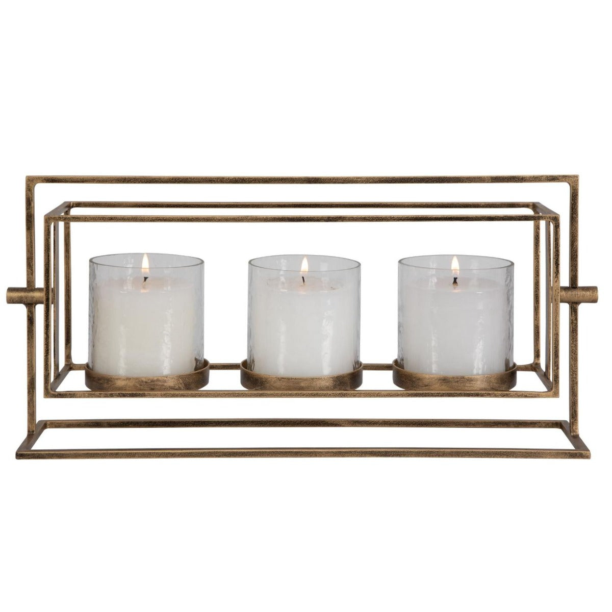 Uttermost Wenman Gold Triple Candleholder