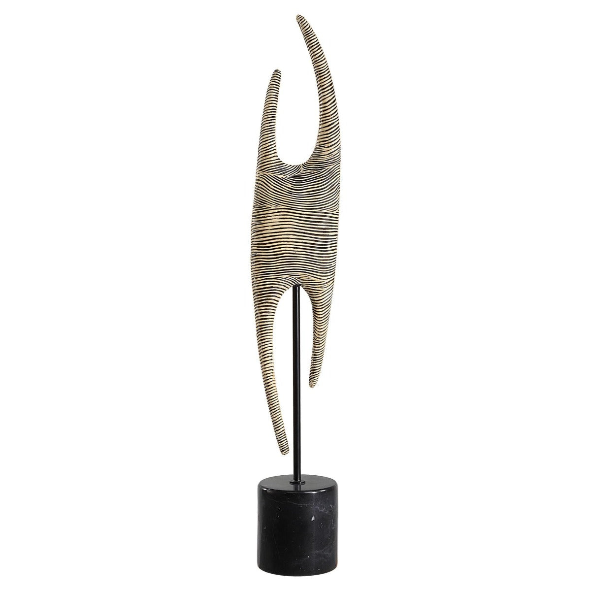 Uttermost Pochette Ribbed Abstract Sculpture