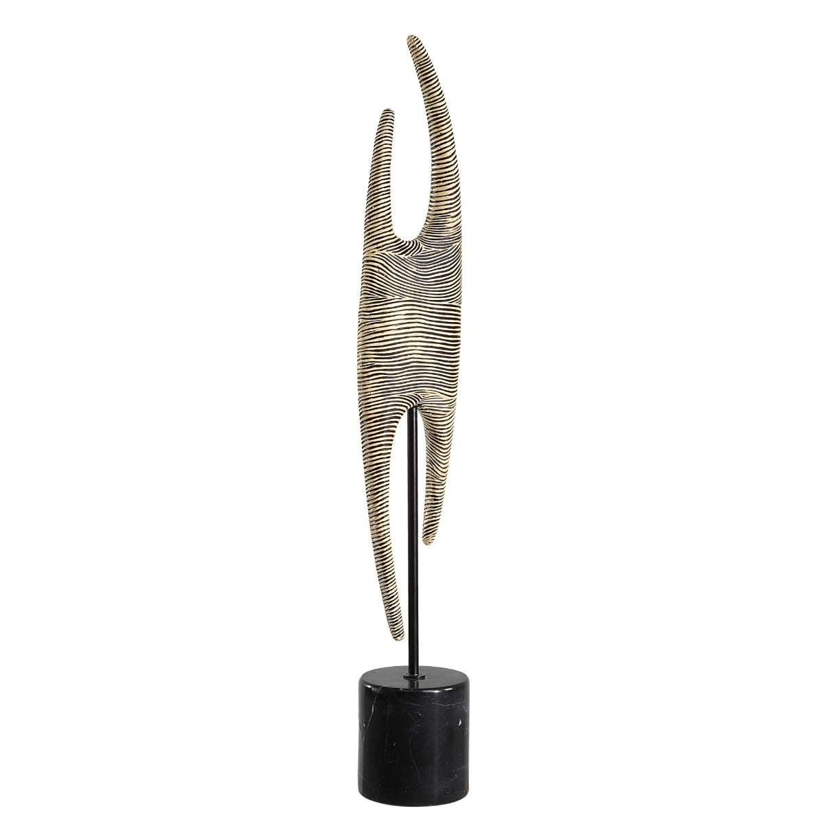 Pochette Ribbed Abstract Sculpture