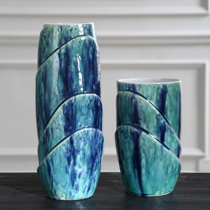 Uttermost Tranquil Duo, Vases Set of 2