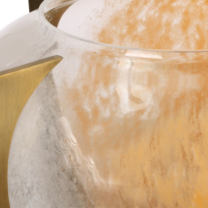 Uttermost Amber Swirl Vase