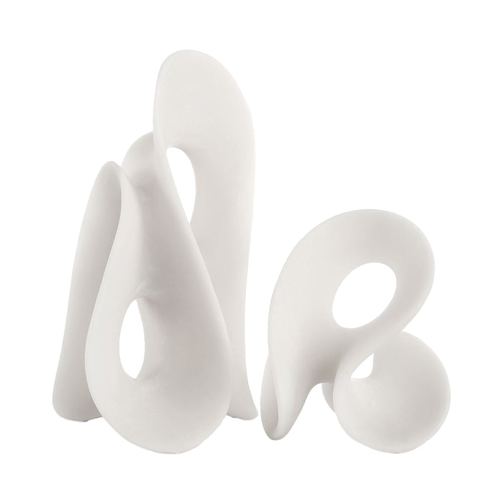 Silent Wave Sculptures Set of 2