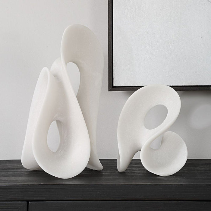 Uttermost Silent Wave Sculptures Set of 2