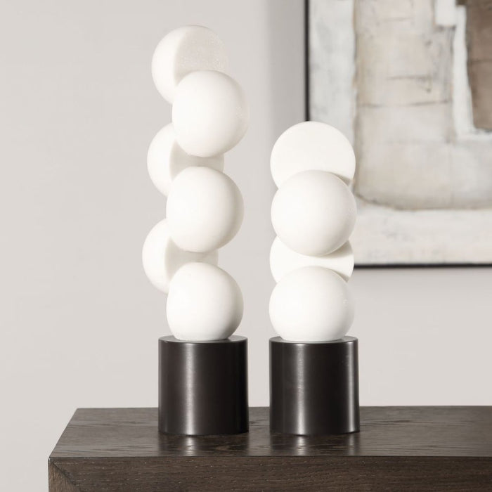 Uttermost Symmetry Circle Sculptures - Set of 2
