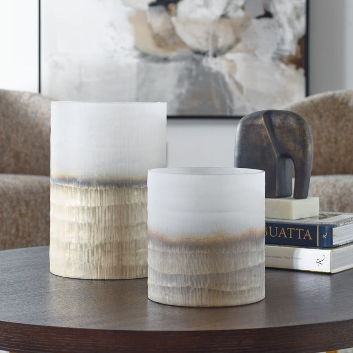 Uttermost Ombra Modern Vases, Set of 2