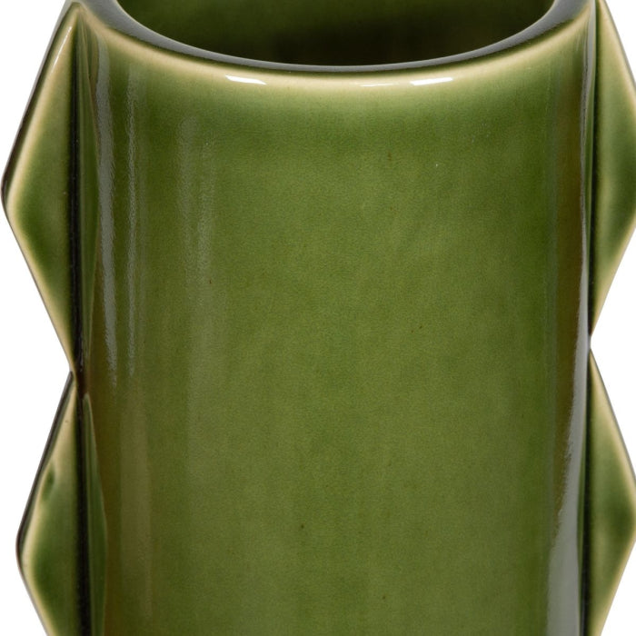 Uttermost Meander Indoor-Outdoor Green Vases, Set of 2