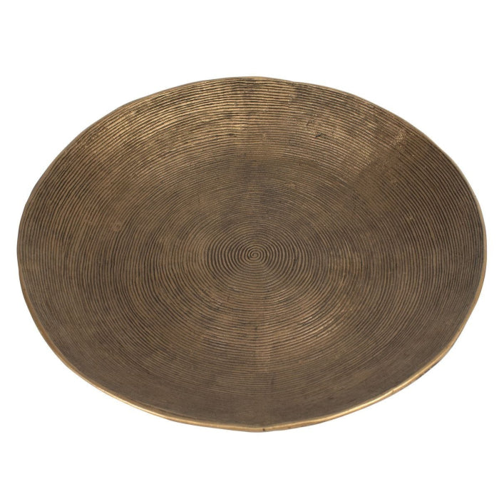 Uttermost Stratum Round Brass Bowls Set of 2